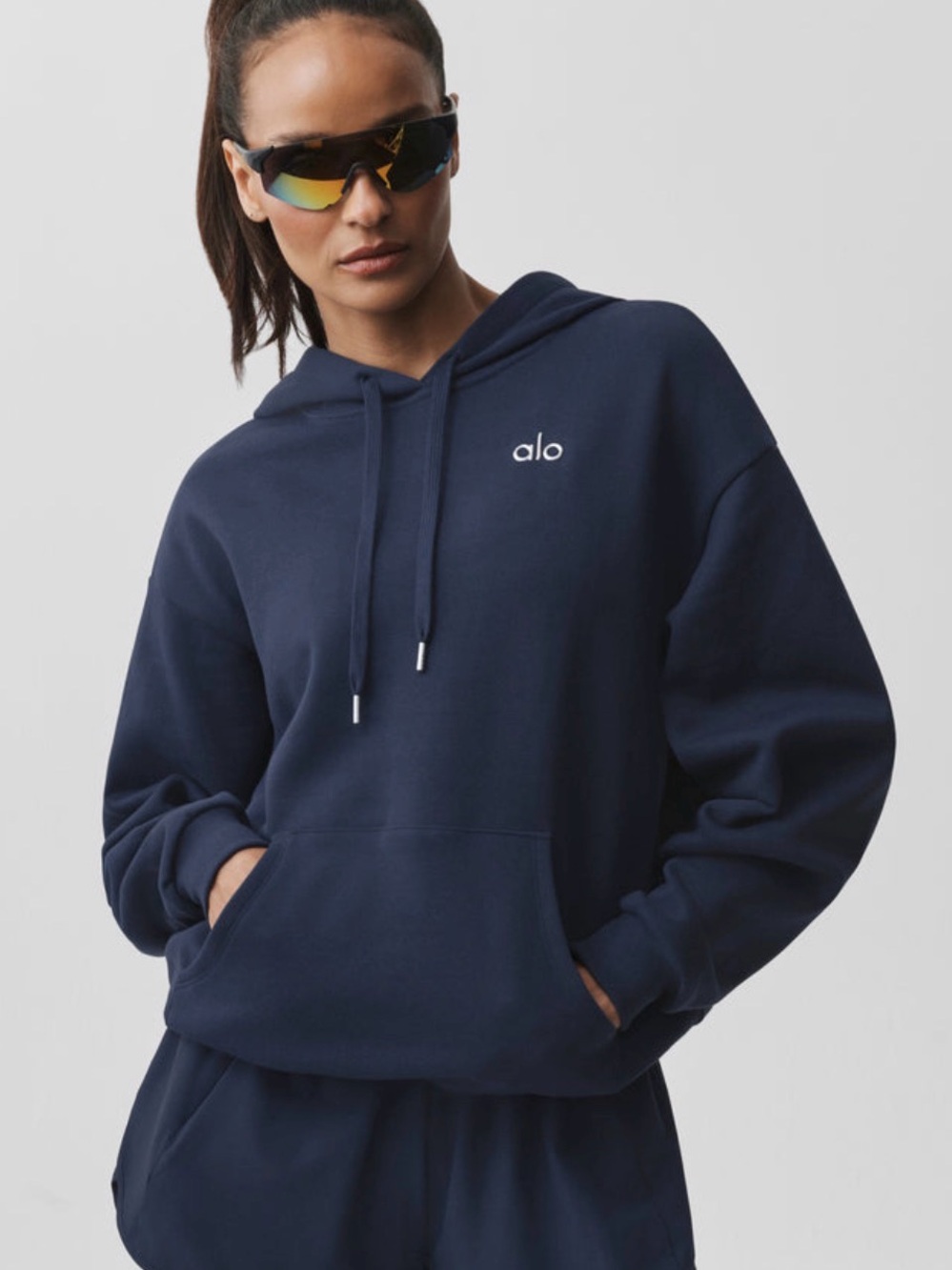 Alo | Accolade Hoodie | Navy